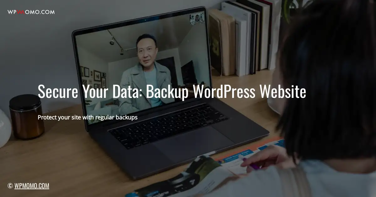 How to backup WordPress website