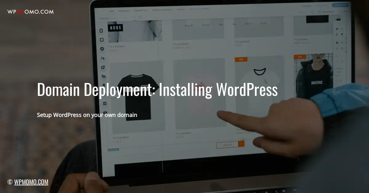 How to install WordPress on a domain