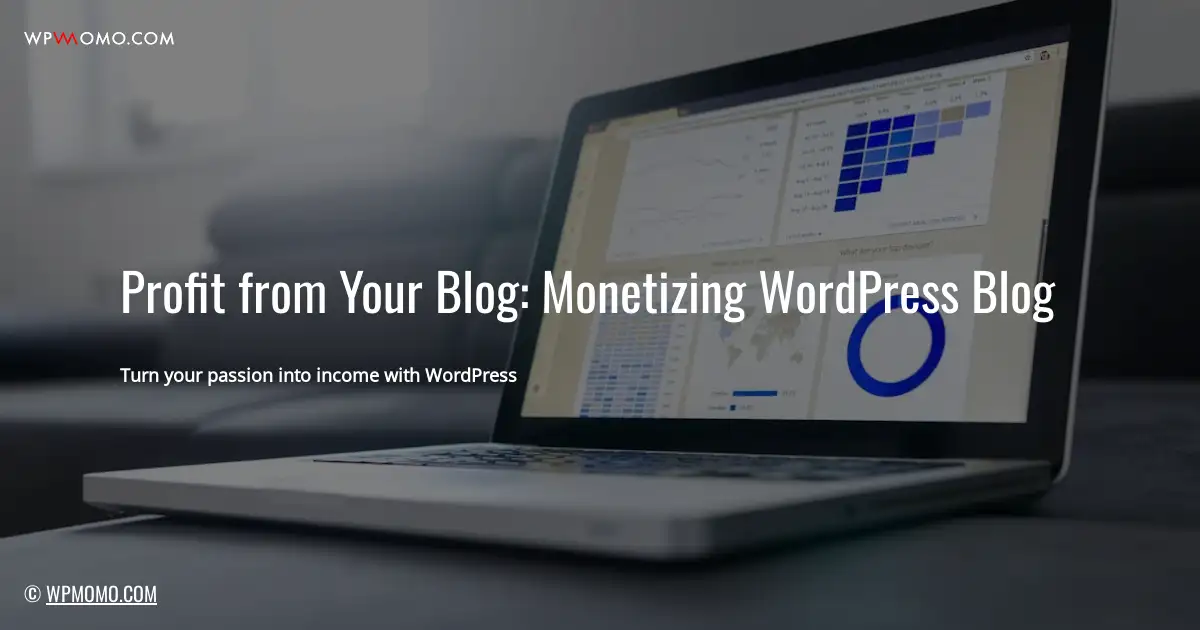 How to monetize blog on WordPress