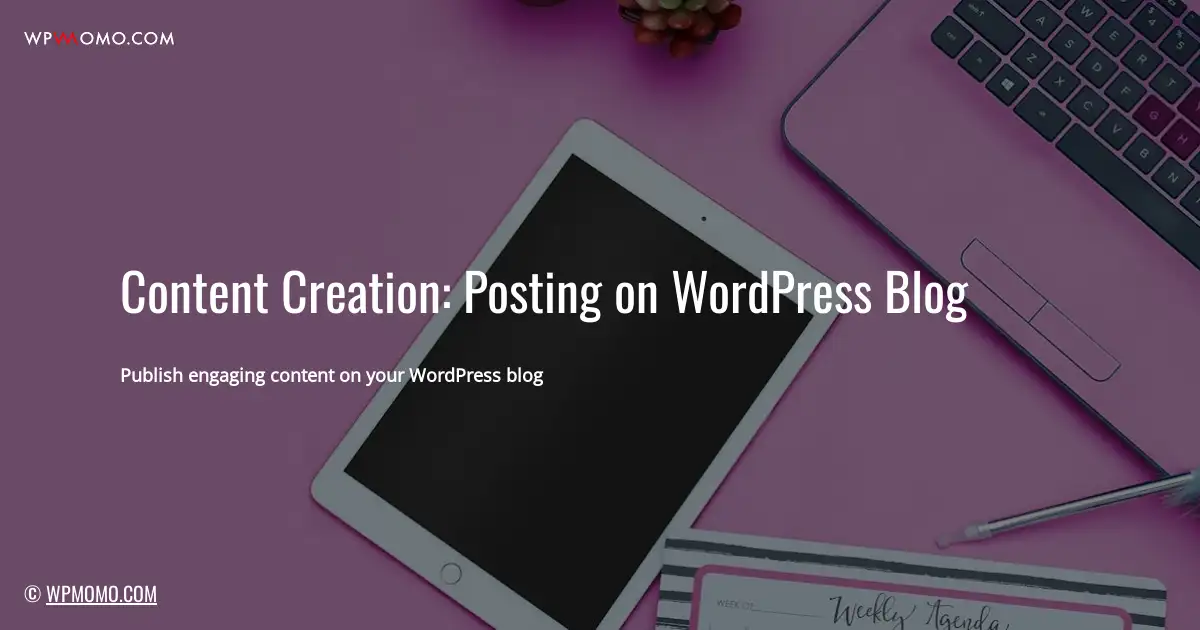 How to post on WordPress blog